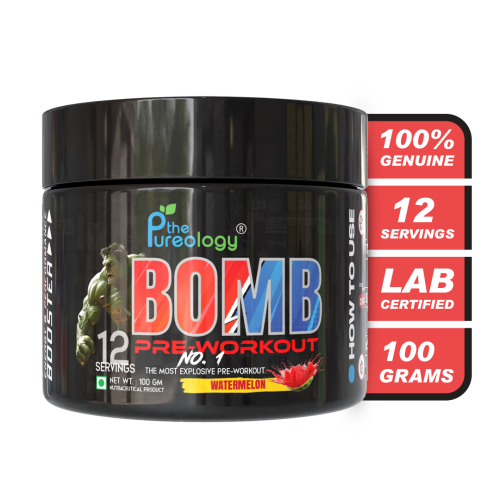 thepureology BOMB Pre Workout Pre Workout  (100 g, Watermelon) thepureology BOMB Pre Workout Pre Workout  (100 g, Watermelon)